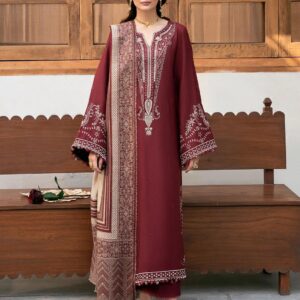 IZEL MOST TRENDING 3 Pcs Unstitched Embroidered Suit