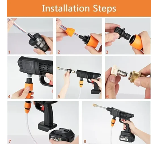 Cordless Portable Pressure Washer Gun - Image 6