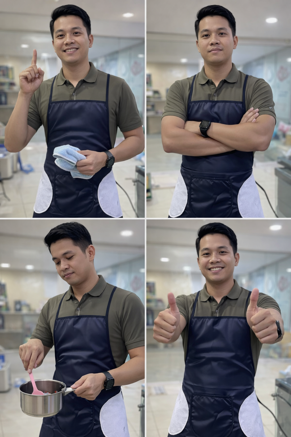 Parachute Kitchen Apron – Full Size Waterproof Cooking Protection - Image 2