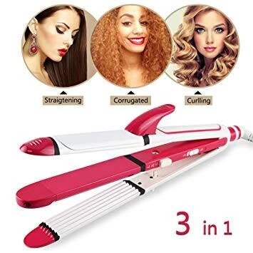 Shinon 3-in-1 Hair Styling Tool – Straighten, Curl & Crimp Like a Pro - Image 7