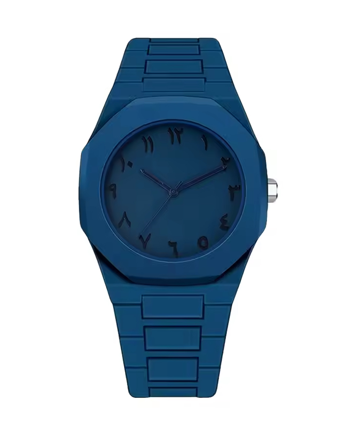 Aura Marble Arabic Watch – Luxury Unisex Fiber Strap Watch (Black & White Dial) - Image 2