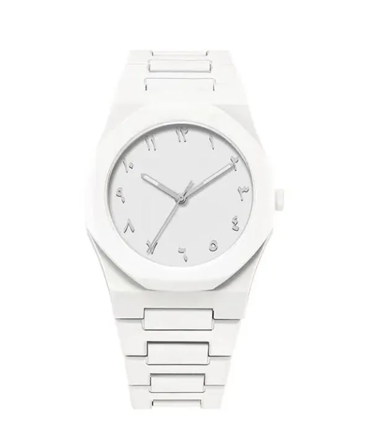 Aura Marble Arabic Watch – Luxury Unisex Fiber Strap Watch (Black & White Dial) - Image 9