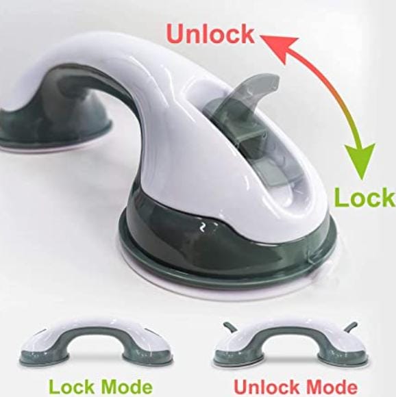 Anti-Slip Suction Grab Bar Handle – Bathroom Safety Support Handle - Image 3