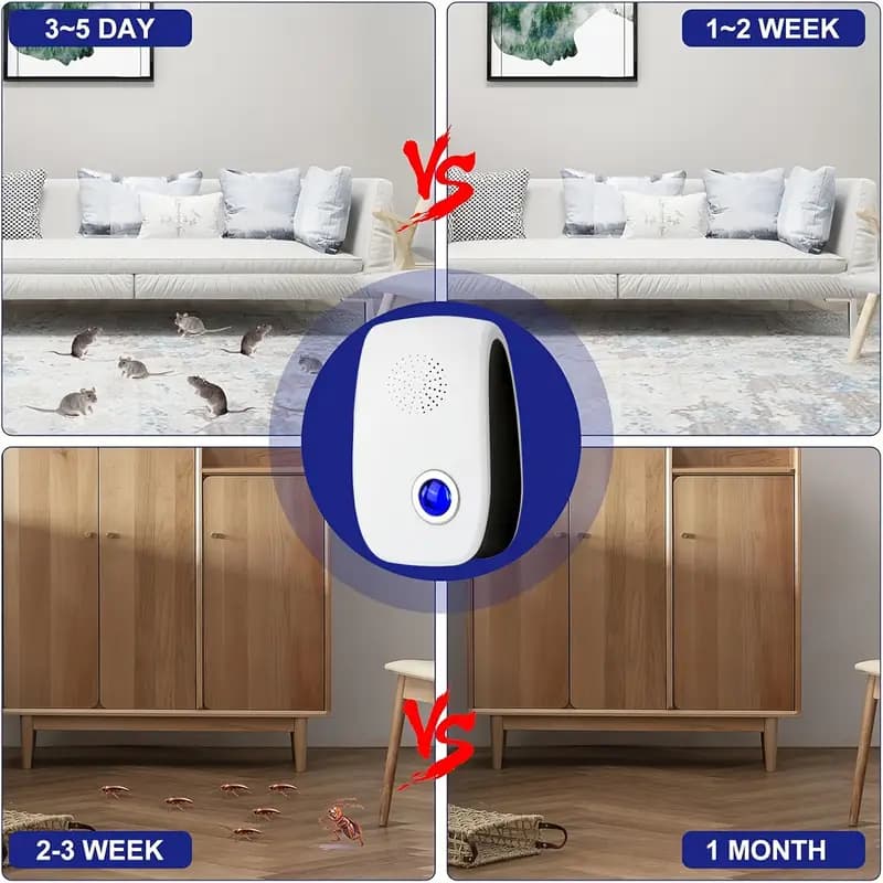 2026 Ultrasonic Pest Repeller Plug-In – 10 Pack Indoor Electronic Pest Control - Image 5