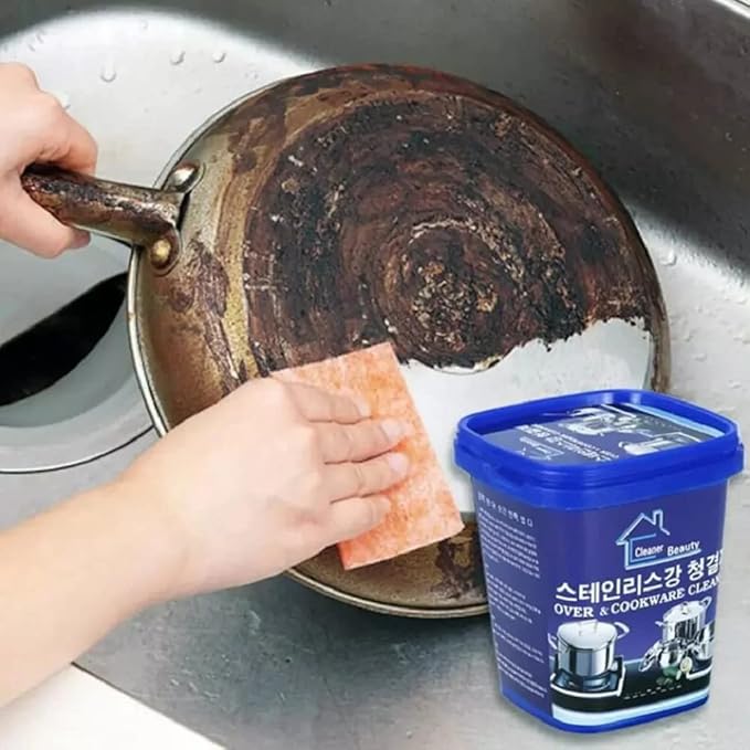 Magical Oven and Steel Cookware Cleaning Paste – Powerful Rust and Stain Remover Gel - Image 5