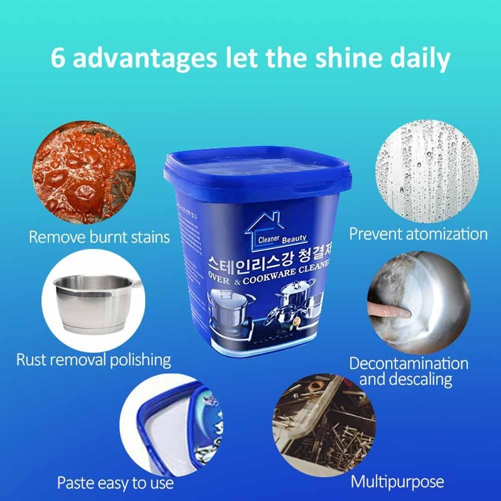 Magical Oven and Steel Cookware Cleaning Paste – Powerful Rust and Stain Remover Gel - Image 9