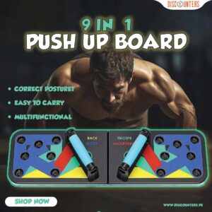 9-in-1 Push Up Board System – Multi-Functional Fitness & Strength Training