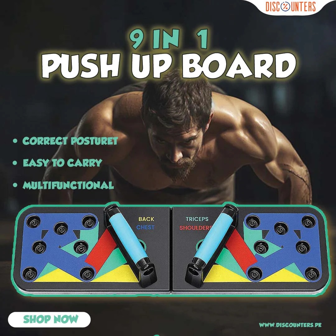 9-in-1 Push Up Board System – Multi-Functional Fitness & Strength Training