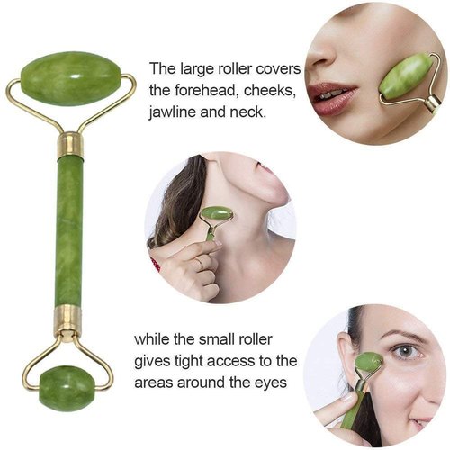 Original Jade Roller & Gua Sha Set – Face, Eye & Neck Massager for Anti-Aging & Skin Care - Image 2