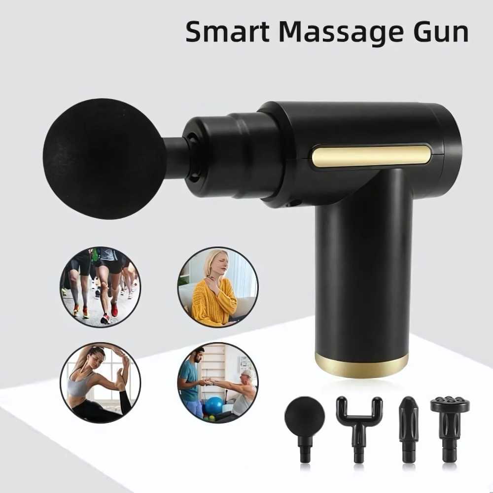 Portable Fascial Massage Gun – Multi-Speed Muscle Recovery Body Massager