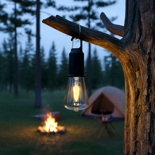 T02 Retro Hanging LED Camping Bulb – Type-C Rechargeable Waterproof Outdoor Tent Light - Image 5