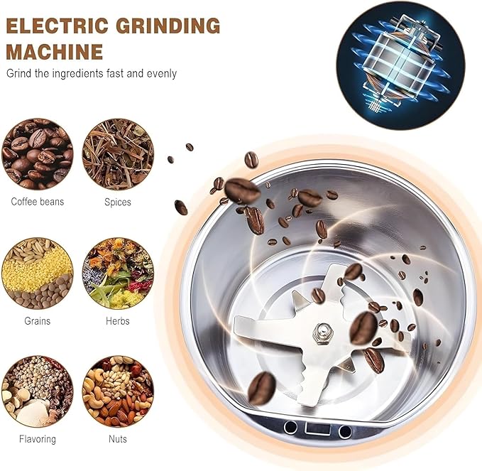 Ultra-Fine Electric Grinder SD-YM1502 – Multi-Purpose Small Household Powder Mill - Image 4