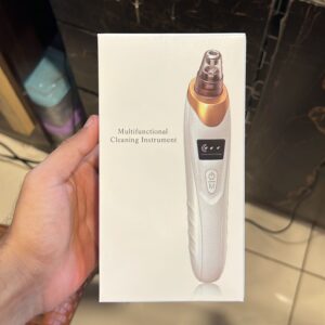 Electric Blackhead Remover & Facial Pore Cleaner – 5-Head Vacuum Suction Device