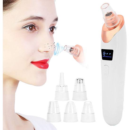Electric Blackhead Remover & Facial Pore Cleaner – 5-Head Vacuum Suction Device - Image 4