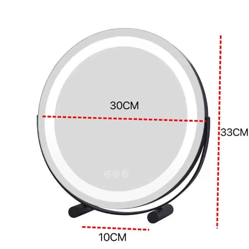 360 Rotating LED Vanity Mirror – Luxury Dressing Table Mirror with Adjustable Lighting - Image 6