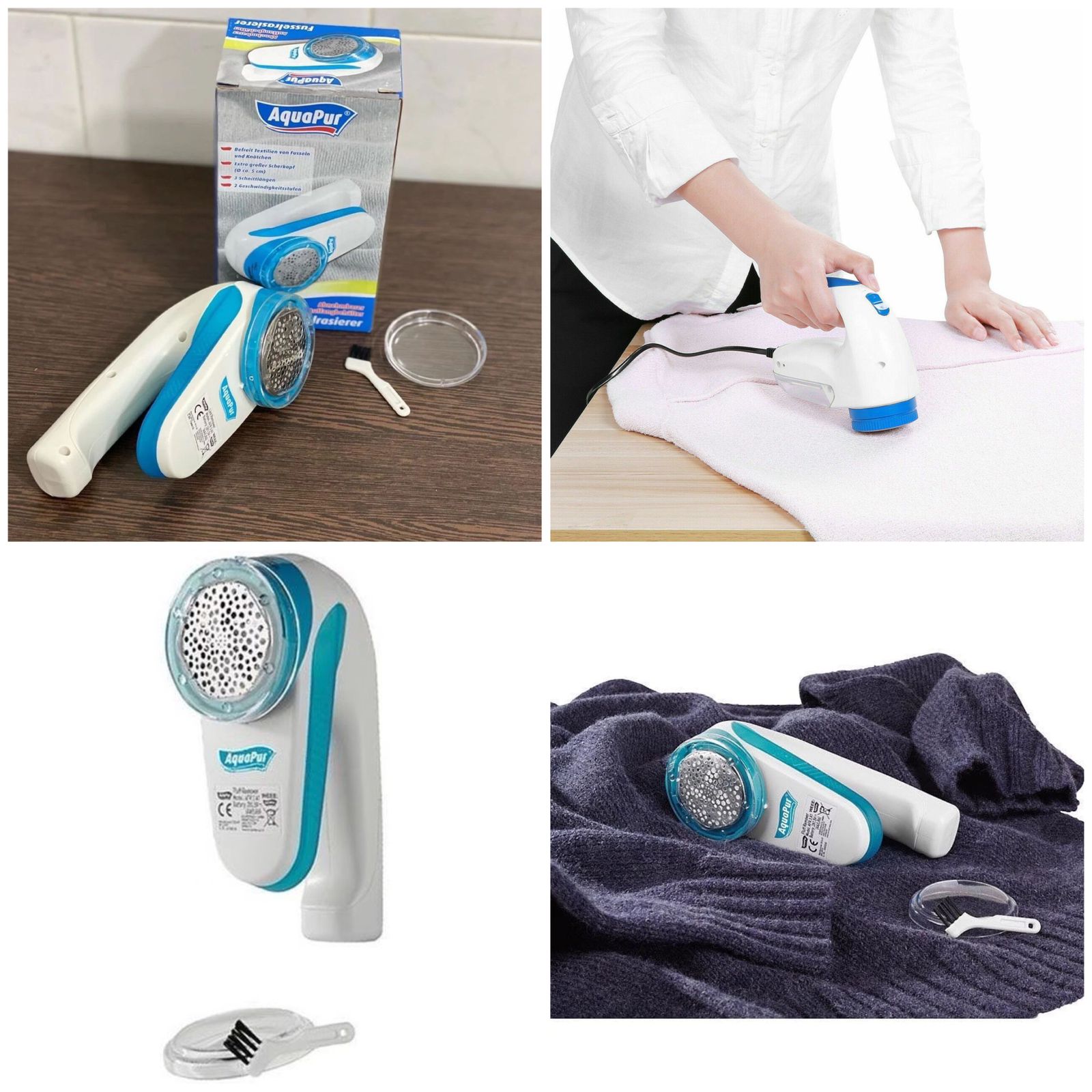 Household Electric Fabric Lint Remover – Premium Clothes Shaver with Stainless Steel Blade (Corded/Rechargeable Options)