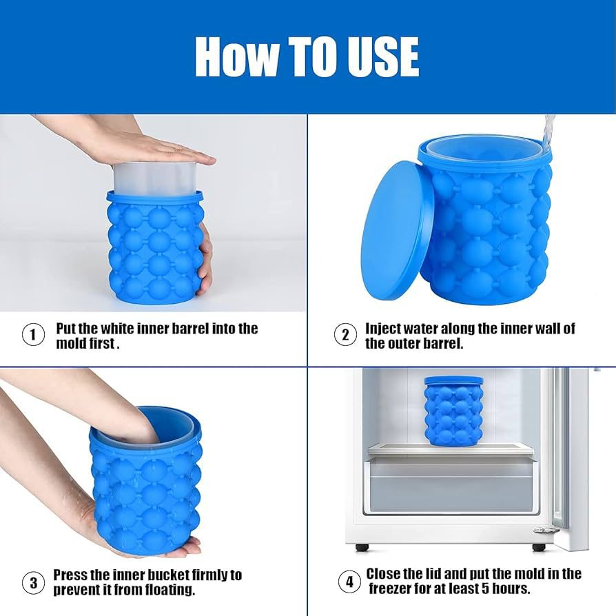 Ice Genie™ Space-Saving Ice Cube Maker – Fast, Easy, and Mess-Free Ice Revolutionary Design for Maximum Convenience - Image 2