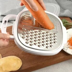 4-in-1 Multi Kitchen Grater with Storage Case and Safety Cover