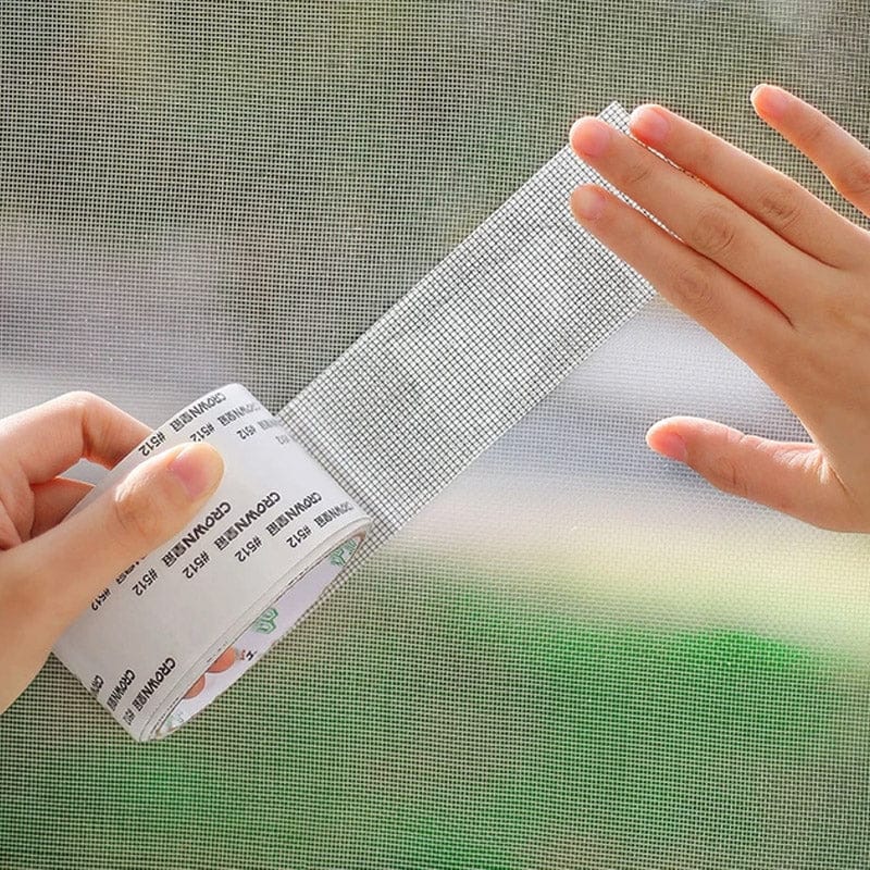 Window Screen Repair Tape – Self-Adhesive Anti-Insect Mesh Patch