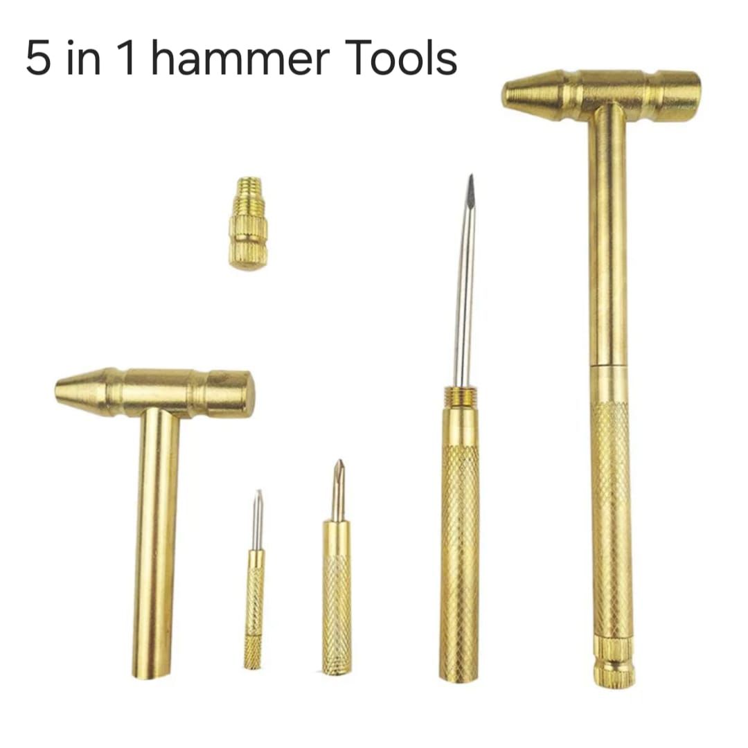 5-in-1 Mini Hammer & Screwdriver Hand Tool Set – Compact, Durable, & Portable - Image 7