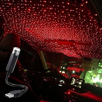 USB Car Roof Star Light – Galaxy Projection Atmosphere Night Lamp - Image 3