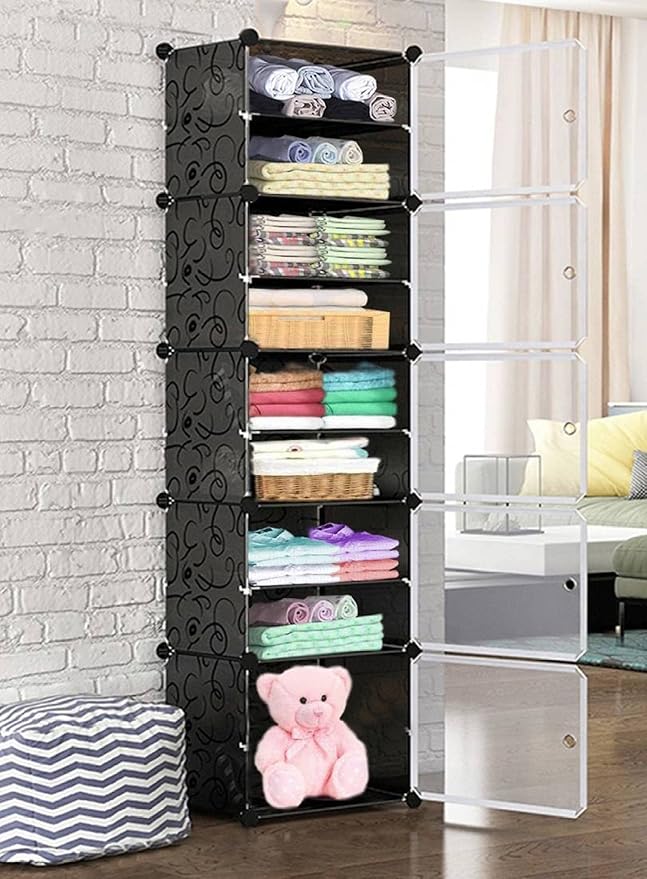 5-Cube Modular Storage Organizer – DIY Closet, Bookshelf and Multipurpose Storage Rack - Image 2