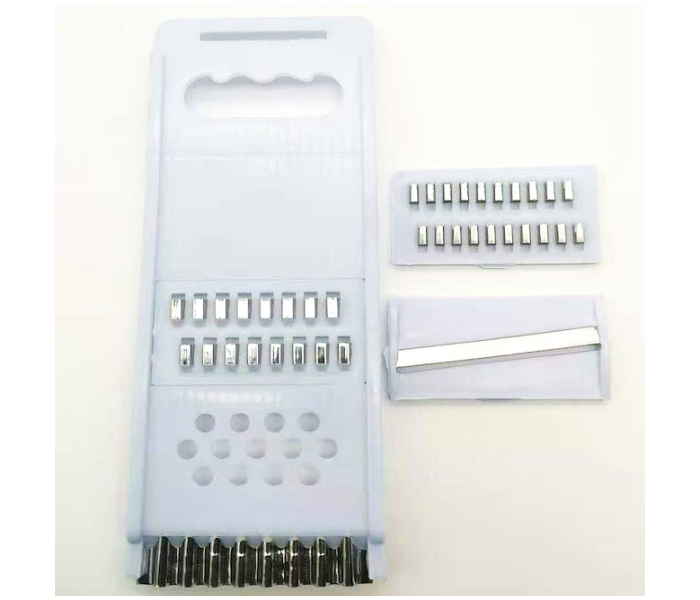 Multi-Functional Vegetable Slicer, Grater and Cutter – 3-in-1 Stainless Steel Blade Kitchen Tool