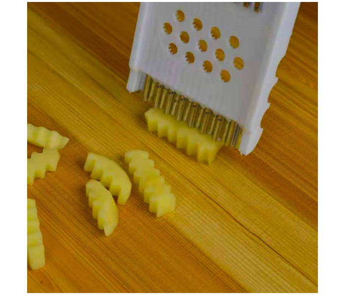 Multi-Functional Vegetable Slicer, Grater and Cutter – 3-in-1 Stainless Steel Blade Kitchen Tool - Image 4