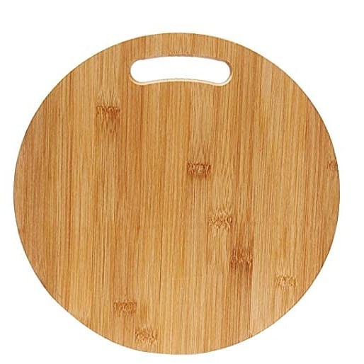 Premium Round Acacia Wood Chopping Board – 13” Heavy-Duty Cutting & Serving Board