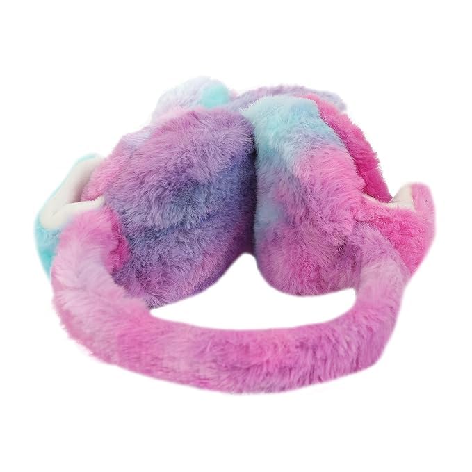 Soft Plush Rabbit Ear Warmers for Kids & Adults (Multicolor) - Image 5