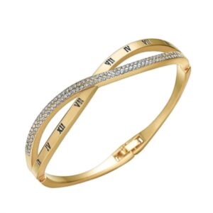 1 Pc Modern Design Gold Plated Kara Bracelet