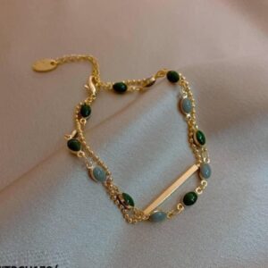 1 Pc Gold Plated Beads Charm Bracelet