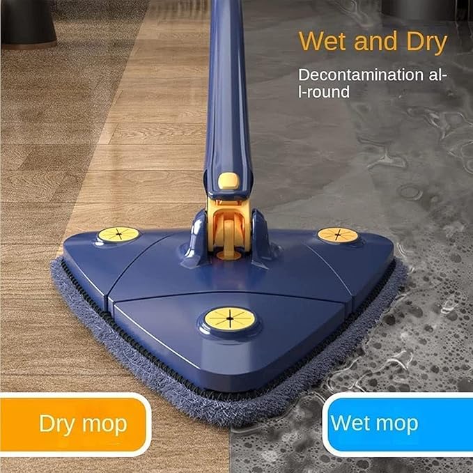 360° Rotatable Adjustable Triangle Cleaning Mop - Image 5