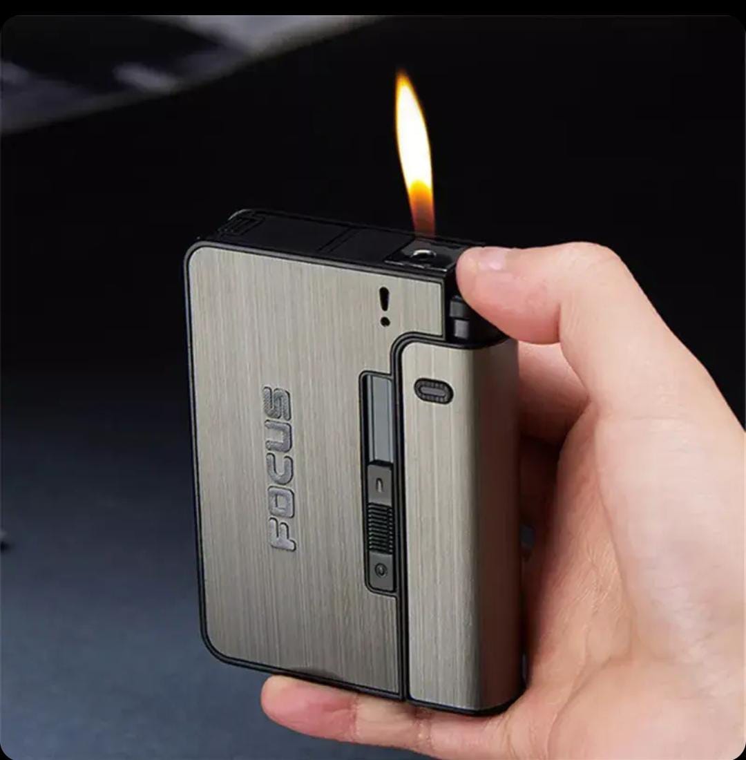 Premium Auto Ejection Cigarette Case – Semi-Automatic Aluminum Cigarette Holder for Men (10 Capacity) - Image 5