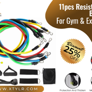 Home Gym Workout Kit with Handles, Ankle Straps & Door Anchor