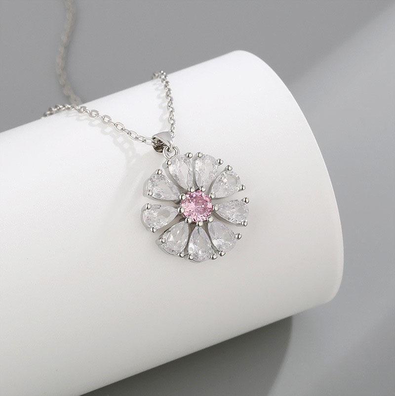 High Quality Silver Plated Crystal Necklace Set - Image 3