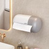 Ecoco Modern Capsule Wall-Mounted Tissue & Paper Towel Dispenser - Image 3