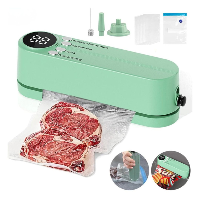 3-in-1 Cordless Mini Vacuum Sealer – Portable Food Saver with Powerful Suction 1 Smart Home, Kitchen & Everyday Gadgets | XTylr 3-in-1 Cordless Mini Vacuum Sealer – Portable Food Saver with Powerful Suction