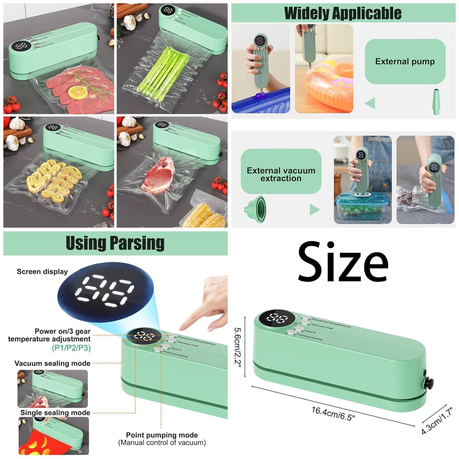 3-in-1 Cordless Mini Vacuum Sealer – Portable Food Saver with Powerful Suction 4 Smart Home, Kitchen & Everyday Gadgets | XTylr 3-in-1 Cordless Mini Vacuum Sealer – Portable Food Saver with Powerful Suction - Image 4