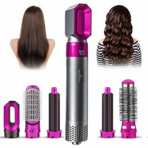 5-in-1 Hot Hair Styler – Professional Multi-Functional Hair Dryer, Curler, Straightener & Hot Air Brush