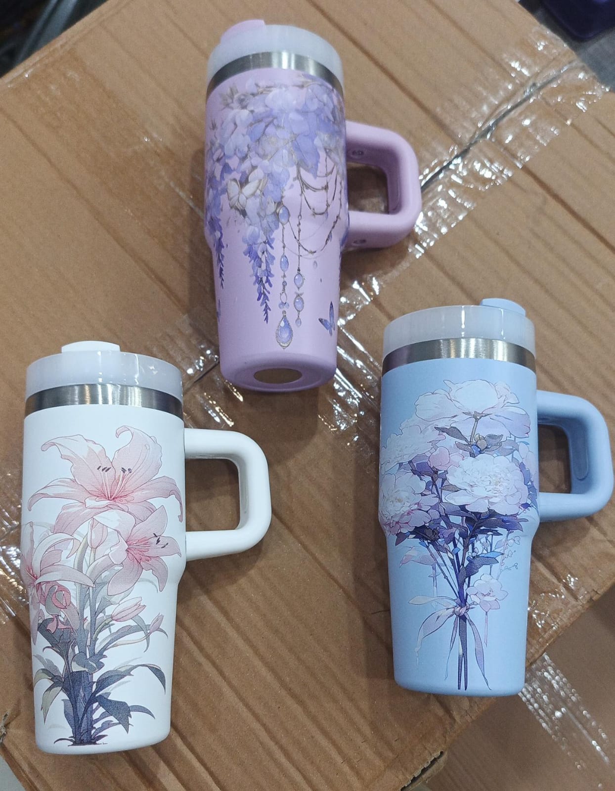 Mini Printed Stainless Steel Tumbler with Straw & Handle – 40oz Insulated Travel Mug 5 Smart Home, Kitchen & Everyday Gadgets | XTylr Mini Printed Stainless Steel Tumbler with Straw & Handle – 40oz Insulated Travel Mug - Image 5