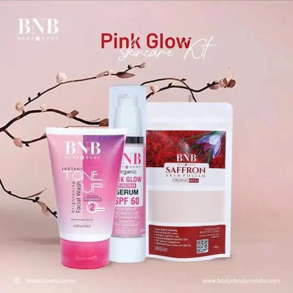 BNB Pink Glow Skincare Kit β 3-in-1 Brightening, Hydrating & UV Protection 1 Smart Home, Kitchen & Everyday Gadgets | XTylr BNB Pink Glow Skincare Kit β 3-in-1 Brightening, Hydrating & UV Protection