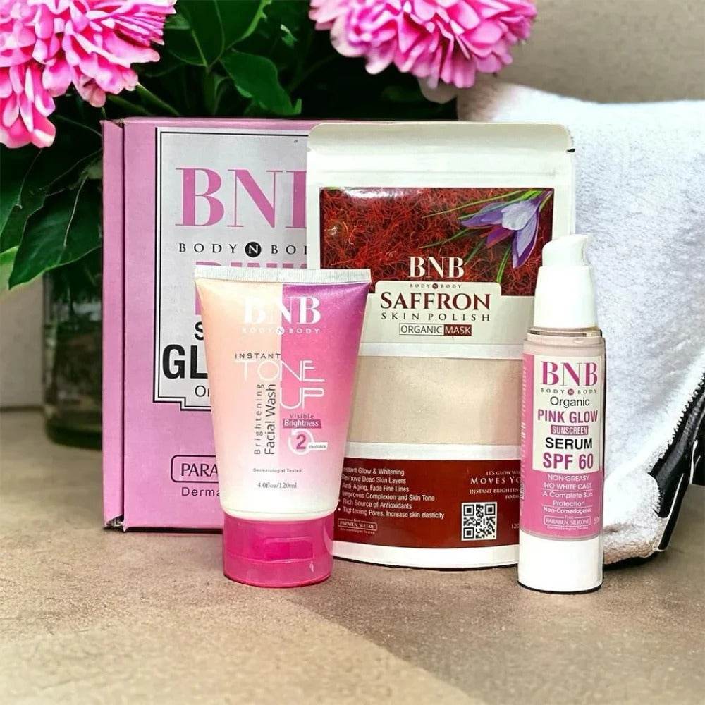 BNB Pink Glow Skincare Kit β 3-in-1 Brightening, Hydrating & UV Protection 5 Smart Home, Kitchen & Everyday Gadgets | XTylr BNB Pink Glow Skincare Kit β 3-in-1 Brightening, Hydrating & UV Protection - Image 5