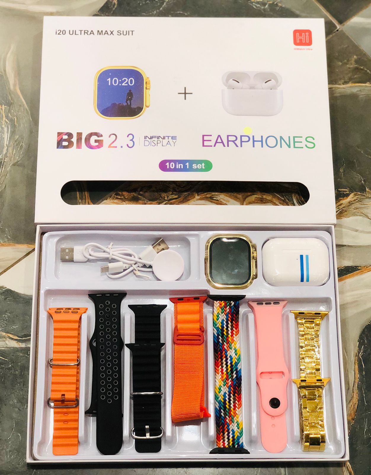 i20 Ultra Smart Watch with Earbuds β Fitness Tracker, Heart & Sleep Monitor, Waterproof 6 Smart Home, Kitchen & Everyday Gadgets | XTylr i20 Ultra Smart Watch with Earbuds β Fitness Tracker, Heart & Sleep Monitor, Waterproof - Image 6