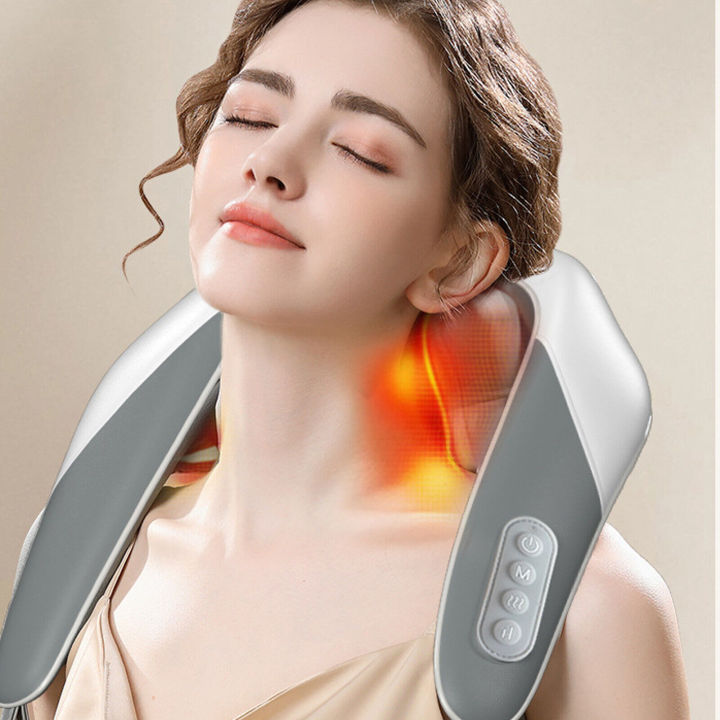 All-in-One Shoulder & Back Massager – 6 Head Deep Tissue Kneading Massager with Type-C Charging 4 Smart Home, Kitchen & Everyday Gadgets | XTylr All-in-One Shoulder & Back Massager – 6 Head Deep Tissue Kneading Massager with Type-C Charging - Image 4