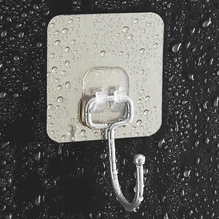 Pack of 10 Heavy-Duty Adhesive Wall Hooks – Rust-Proof, Nail-Free, PVC Hooks for Home & Office 3 Smart Home, Kitchen & Everyday Gadgets | XTylr Pack of 10 Heavy-Duty Adhesive Wall Hooks – Rust-Proof, Nail-Free, PVC Hooks for Home & Office - Image 3