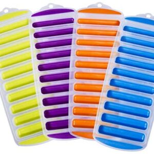 Silicone Ice Cube & Dessert Stick Tray – 10-Grid Multi-Purpose Mold for Ice, Chocolate, and Pudding