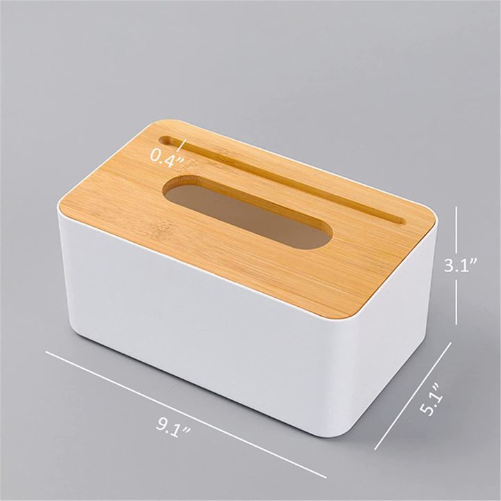 Wooden Bamboo Tissue Box Cover – Stylish & Functional Tissue Holder 2 Smart Home, Kitchen & Everyday Gadgets | XTylr Wooden Bamboo Tissue Box Cover – Stylish & Functional Tissue Holder - Image 2
