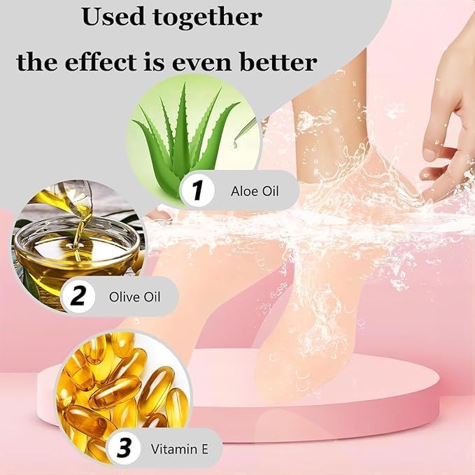 Silicone Moisturizing Gel Socks – Soft, Nourishing & Foot Care Solution 2 Smart Home, Kitchen & Everyday Gadgets | XTylr Silicone Moisturizing Gel Socks – Soft, Nourishing & Foot Care Solution - Image 2