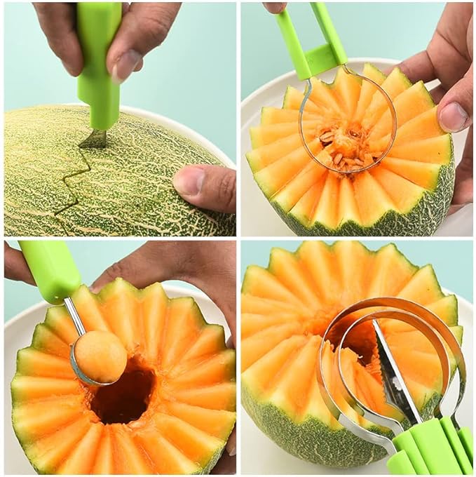 Extra Large Watermelon Cutter Slicer Tool, Stainless Steel (Big Size) 1 Smart Home, Kitchen & Everyday Gadgets | XTylr Extra Large Watermelon Cutter Slicer Tool, Stainless Steel (Big Size)